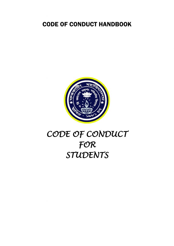 HANDBOOK CODE OF CONDUCT – FURKATING COLLEGE (Autonomous)